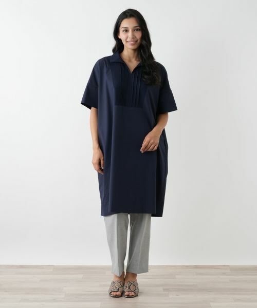 Leilian PLUS HOUSE / レリアンプラスハウス ドレス | ピンタックワンピース【プラス企画】 | 詳細4