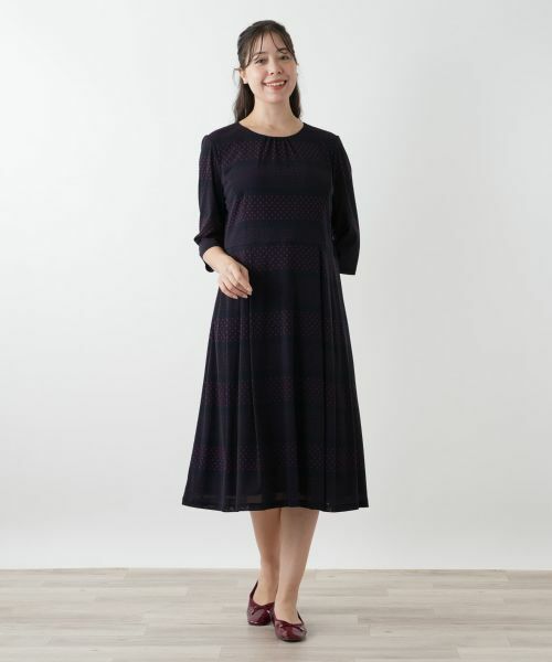 Leilian PLUS HOUSE / レリアンプラスハウス ドレス | プリントフレアワンピース【プラス企画】 | 詳細4