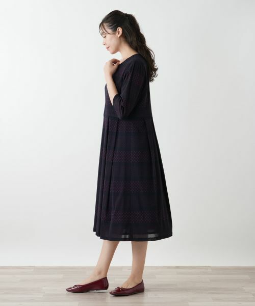 Leilian PLUS HOUSE / レリアンプラスハウス ドレス | プリントフレアワンピース【プラス企画】 | 詳細5