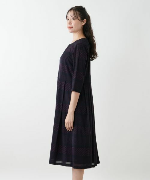 Leilian PLUS HOUSE / レリアンプラスハウス ドレス | プリントフレアワンピース【プラス企画】 | 詳細8