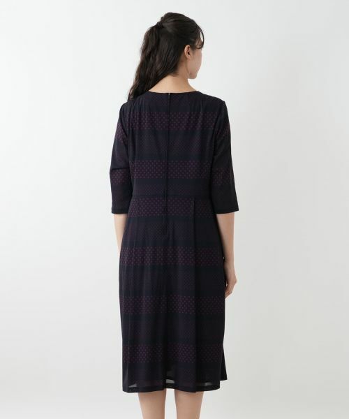 Leilian PLUS HOUSE / レリアンプラスハウス ドレス | プリントフレアワンピース【プラス企画】 | 詳細9