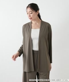 Leilian PLUS HOUSE / レリアンプラスハウス シャツ・ブラウス | 羽織ブラウス【Leilian WHITE LABEL】