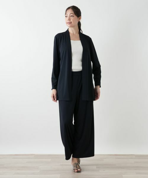 Leilian PLUS HOUSE / レリアンプラスハウス シャツ・ブラウス | 羽織ブラウス【Leilian WHITE LABEL】 | 詳細1