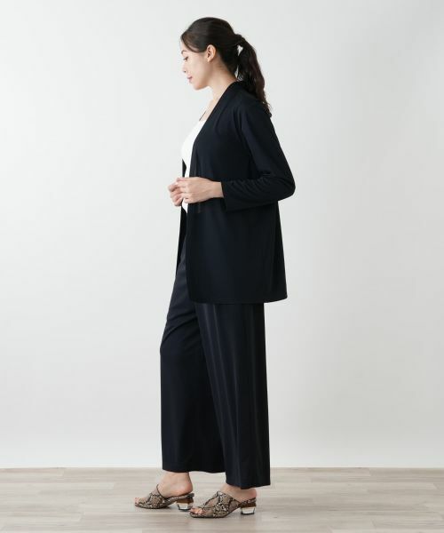 Leilian PLUS HOUSE / レリアンプラスハウス シャツ・ブラウス | 羽織ブラウス【Leilian WHITE LABEL】 | 詳細2