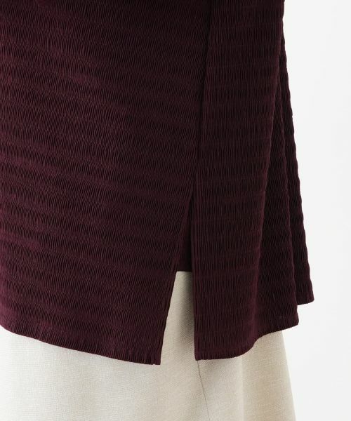 Leilian PLUS HOUSE / レリアンプラスハウス シャツ・ブラウス | ボーダー羽織ブラウス【Leilian WHITE LABEL】 | 詳細13