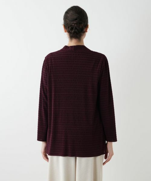 Leilian PLUS HOUSE / レリアンプラスハウス シャツ・ブラウス | ボーダー羽織ブラウス【Leilian WHITE LABEL】 | 詳細9