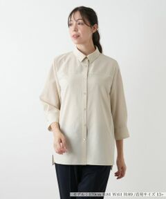 Leilian PLUS HOUSE / レリアンプラスハウス シャツ・ブラウス | 七分袖ブラウス【Leilian WHITE LABEL】