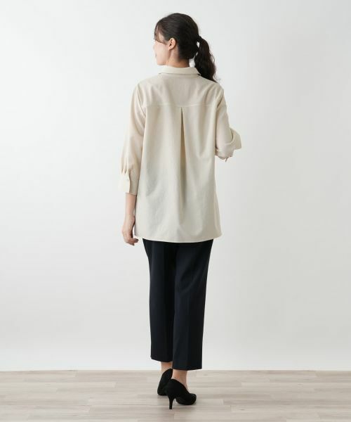 Leilian PLUS HOUSE / レリアンプラスハウス シャツ・ブラウス | 七分袖ブラウス【Leilian WHITE LABEL】 | 詳細6