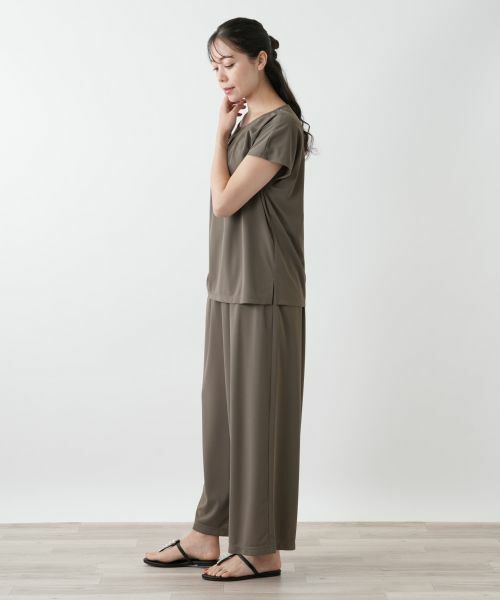 Leilian PLUS HOUSE / レリアンプラスハウス カットソー | タックカットソー【Leilian WHITE LABEL】 | 詳細2