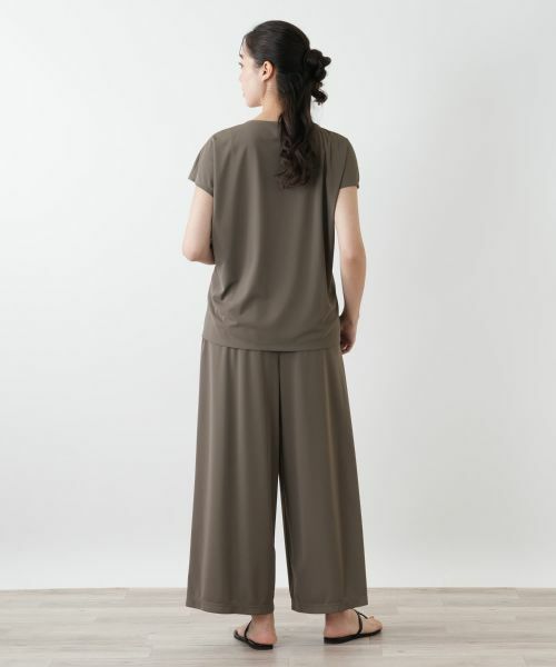 Leilian PLUS HOUSE / レリアンプラスハウス カットソー | タックカットソー【Leilian WHITE LABEL】 | 詳細3