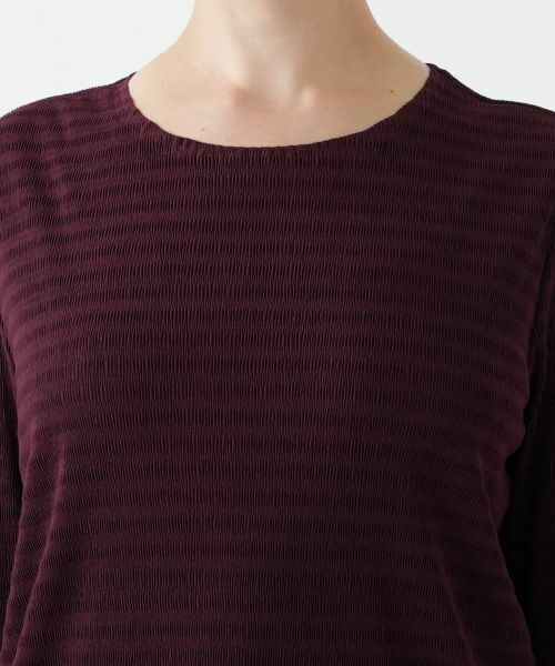 Leilian PLUS HOUSE / レリアンプラスハウス カットソー | ボーダー七分袖カットソー【Leilian WHITE LABEL】 | 詳細10