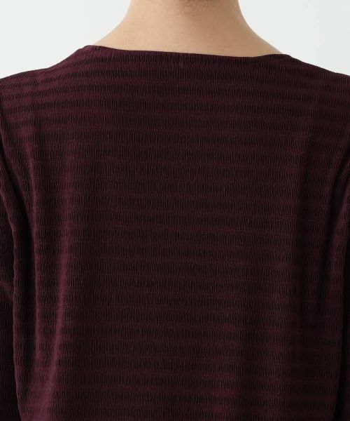 Leilian PLUS HOUSE / レリアンプラスハウス カットソー | ボーダー七分袖カットソー【Leilian WHITE LABEL】 | 詳細11