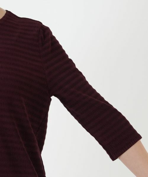 Leilian PLUS HOUSE / レリアンプラスハウス カットソー | ボーダー七分袖カットソー【Leilian WHITE LABEL】 | 詳細12