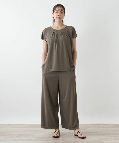 Leilian PLUS HOUSE / レリアンプラスハウス その他パンツ | ワイドパンツ【Leilian WHITE LABEL】 | 詳細1