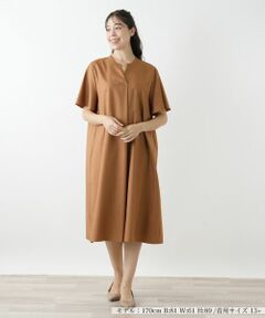 Leilian PLUS HOUSE / レリアンプラスハウス ドレス | スキッパーフレアワンピース【Leilian WHITE LABEL】