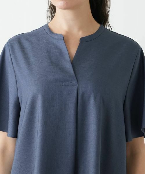 Leilian PLUS HOUSE / レリアンプラスハウス ドレス | スキッパーフレアワンピース【Leilian WHITE LABEL】 | 詳細10