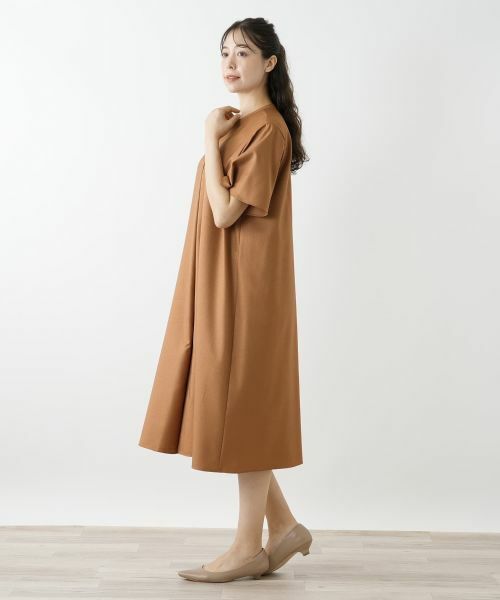 Leilian PLUS HOUSE / レリアンプラスハウス ドレス | スキッパーフレアワンピース【Leilian WHITE LABEL】 | 詳細2