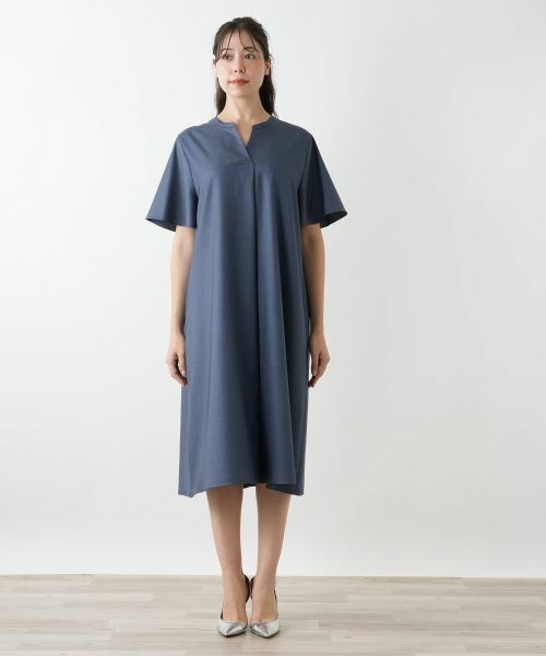 Leilian PLUS HOUSE / レリアンプラスハウス ドレス | スキッパーフレアワンピース【Leilian WHITE LABEL】 | 詳細7