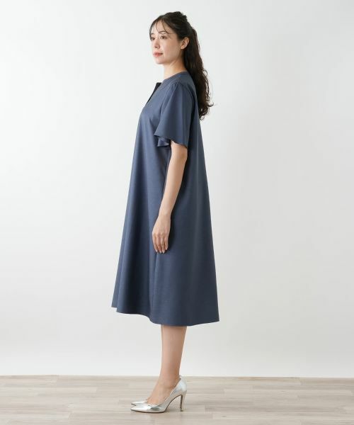 Leilian PLUS HOUSE / レリアンプラスハウス ドレス | スキッパーフレアワンピース【Leilian WHITE LABEL】 | 詳細8