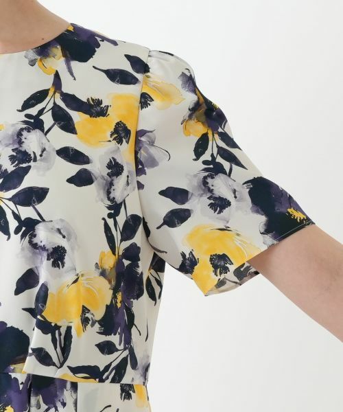 Leilian PLUS HOUSE / レリアンプラスハウス ドレス | 花柄フレアワンピース【Leilian WHITE LABEL】 | 詳細10