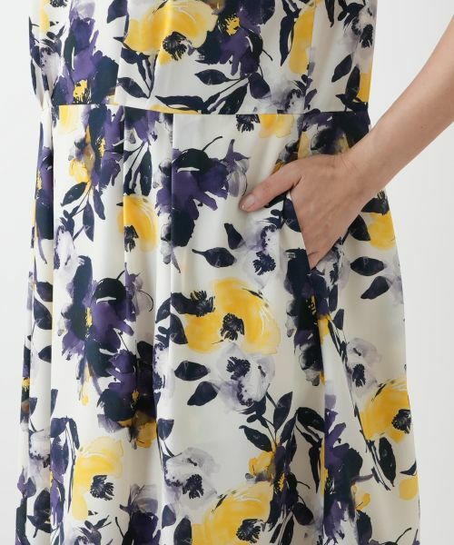 Leilian PLUS HOUSE / レリアンプラスハウス ドレス | 花柄フレアワンピース【Leilian WHITE LABEL】 | 詳細11