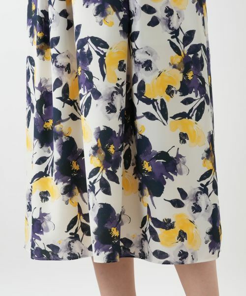 Leilian PLUS HOUSE / レリアンプラスハウス ドレス | 花柄フレアワンピース【Leilian WHITE LABEL】 | 詳細12