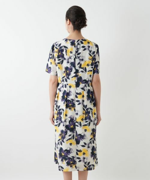 Leilian PLUS HOUSE / レリアンプラスハウス ドレス | 花柄フレアワンピース【Leilian WHITE LABEL】 | 詳細6