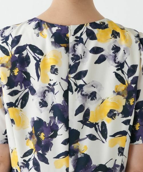 Leilian PLUS HOUSE / レリアンプラスハウス ドレス | 花柄フレアワンピース【Leilian WHITE LABEL】 | 詳細8