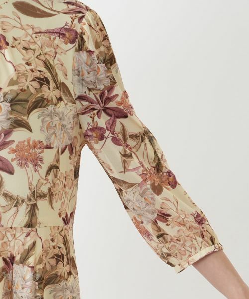 Leilian PLUS HOUSE / レリアンプラスハウス ドレス | 花柄フレアワンピース【Leilian WHITE LABEL】 | 詳細10