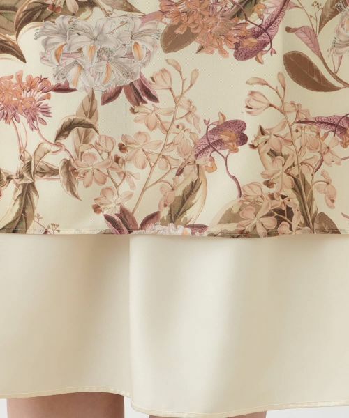 Leilian PLUS HOUSE / レリアンプラスハウス ドレス | 花柄フレアワンピース【Leilian WHITE LABEL】 | 詳細12