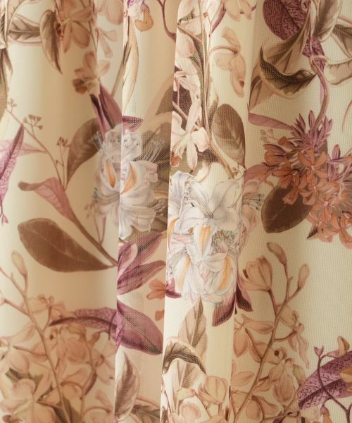 Leilian PLUS HOUSE / レリアンプラスハウス ドレス | 花柄フレアワンピース【Leilian WHITE LABEL】 | 詳細13