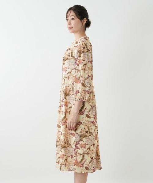 Leilian PLUS HOUSE / レリアンプラスハウス ドレス | 花柄フレアワンピース【Leilian WHITE LABEL】 | 詳細5