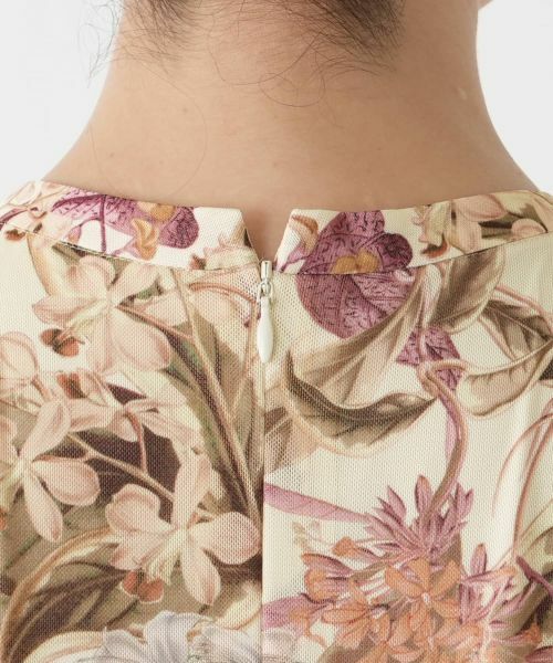 Leilian PLUS HOUSE / レリアンプラスハウス ドレス | 花柄フレアワンピース【Leilian WHITE LABEL】 | 詳細9