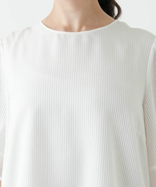 Leilian PLUS HOUSE / レリアンプラスハウス シャツ・ブラウス | クルーネックブラウス【Leilian WHITE LABEL】 | 詳細10