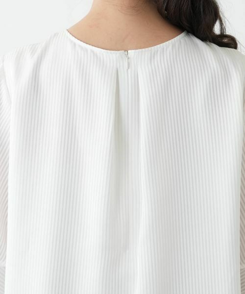 Leilian PLUS HOUSE / レリアンプラスハウス シャツ・ブラウス | クルーネックブラウス【Leilian WHITE LABEL】 | 詳細11