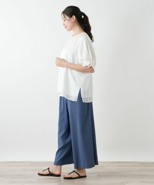 Leilian PLUS HOUSE / レリアンプラスハウス シャツ・ブラウス | クルーネックブラウス【Leilian WHITE LABEL】 | 詳細5