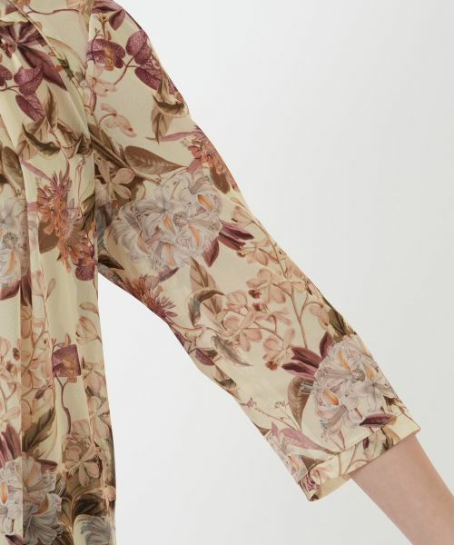 Leilian PLUS HOUSE / レリアンプラスハウス シャツ・ブラウス | 花柄フレアブラウス【Leilian WHITE LABEL】 | 詳細10