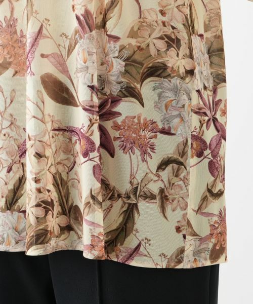 Leilian PLUS HOUSE / レリアンプラスハウス シャツ・ブラウス | 花柄フレアブラウス【Leilian WHITE LABEL】 | 詳細11
