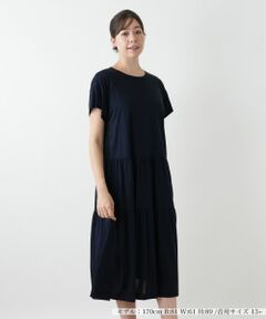 Leilian PLUS HOUSE / レリアンプラスハウス ドレス | 【店舗人気】ティアードワンピース【プラス企画】