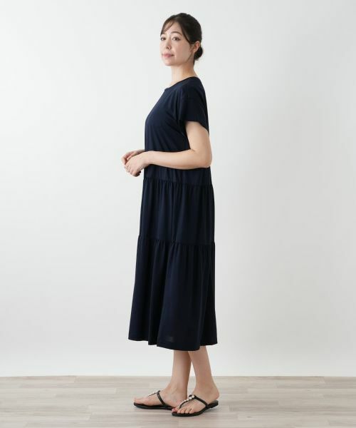 Leilian PLUS HOUSE / レリアンプラスハウス ドレス | 【店舗人気】ティアードワンピース【プラス企画】 | 詳細5