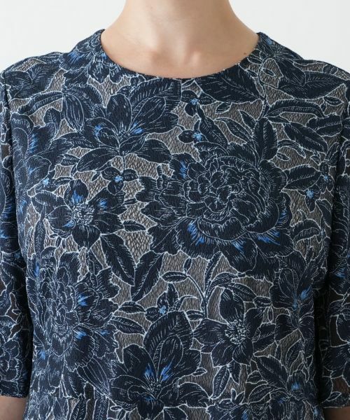 Leilian PLUS HOUSE / レリアンプラスハウス ドレス | 刺繍フレアワンピース | 詳細10