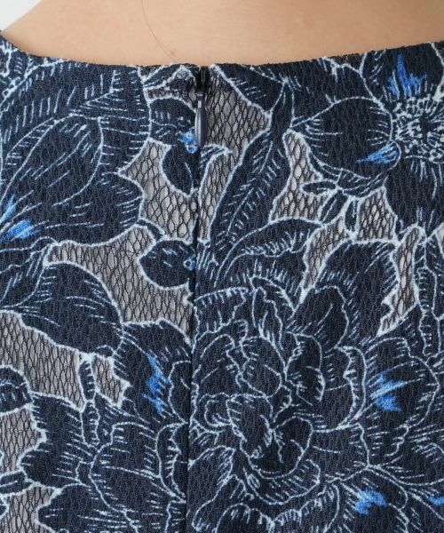 Leilian PLUS HOUSE / レリアンプラスハウス ドレス | 刺繍フレアワンピース | 詳細12