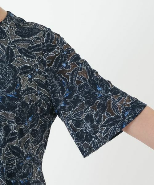 Leilian PLUS HOUSE / レリアンプラスハウス ドレス | 刺繍フレアワンピース | 詳細13