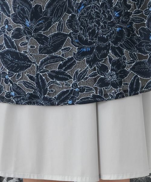 Leilian PLUS HOUSE / レリアンプラスハウス ドレス | 刺繍フレアワンピース | 詳細15