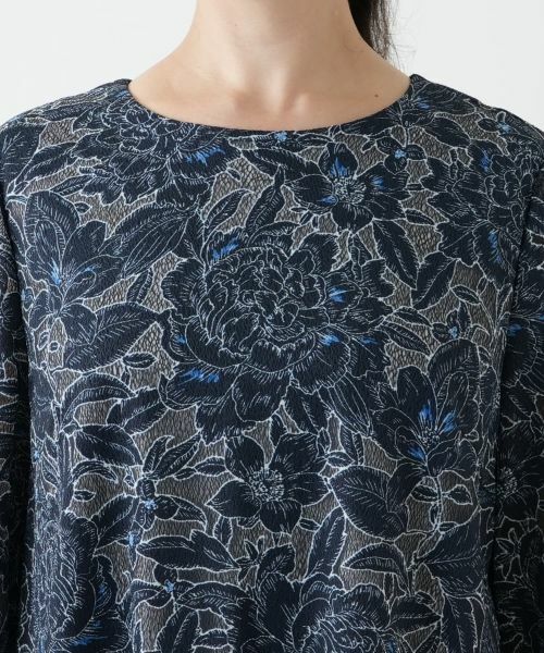 Leilian PLUS HOUSE / レリアンプラスハウス シャツ・ブラウス | 刺繍クルーネックブラウス | 詳細10