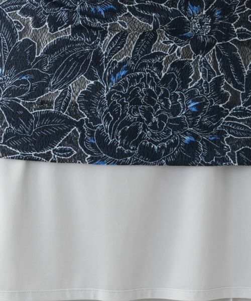 Leilian PLUS HOUSE / レリアンプラスハウス シャツ・ブラウス | 刺繍クルーネックブラウス | 詳細15