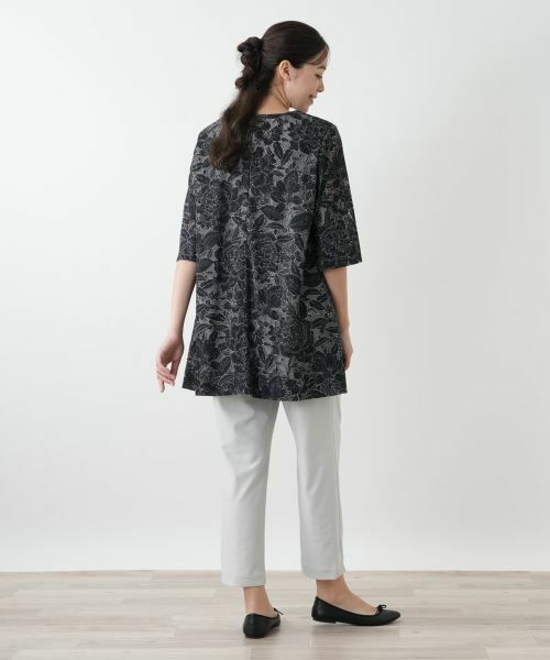 Leilian PLUS HOUSE / レリアンプラスハウス シャツ・ブラウス | 刺繍クルーネックブラウス | 詳細3