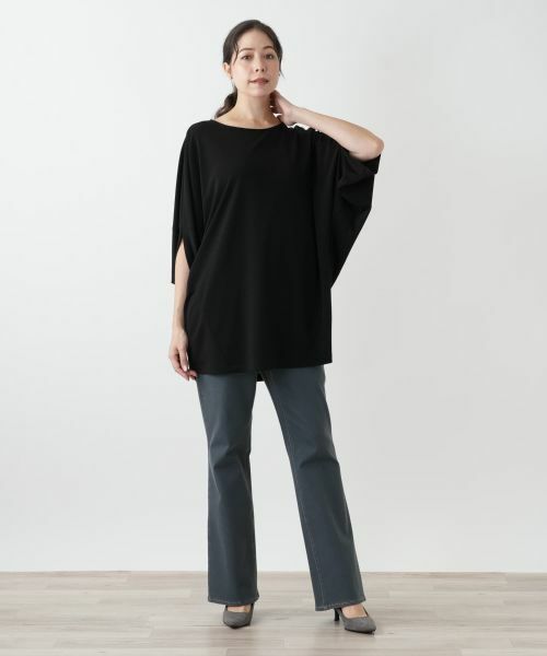 Leilian PLUS HOUSE / レリアンプラスハウス シャツ・ブラウス | ドルマンスリーブブラウス【プラス企画】 | 詳細1