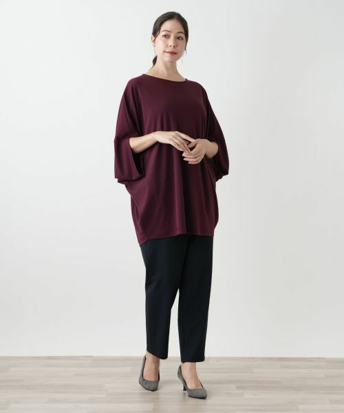 Leilian PLUS HOUSE / レリアンプラスハウス シャツ・ブラウス | ドルマンスリーブブラウス【プラス企画】 | 詳細4