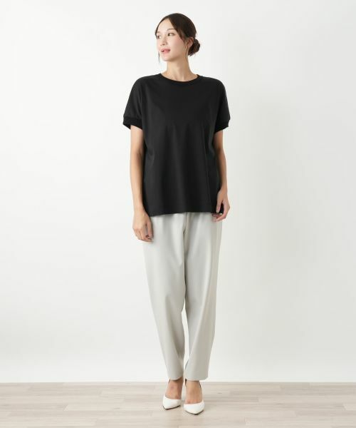 Leilian PLUS HOUSE / レリアンプラスハウス カットソー | クルーネックカットソー【プラス企画】 | 詳細1